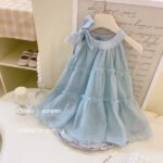 Baby Girls Stylish Summer Dress Collection | Floral, Bow, Embroidered & Party Frocks - Image 4